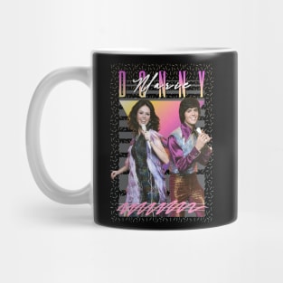 Donny and Marie Osmond 80s Retro Aesthetic Fan Art Mug